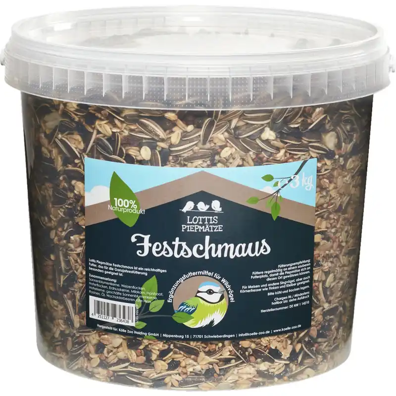 Finale Aktion LOTTIS PIEPMÄTZE Festschmaus im Eimer 3 kg